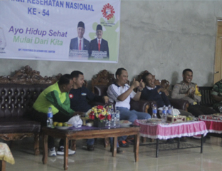 Peringatan Hari Kesehatan Nasional (HKN) ke-54 tahun 2018 Oleh UPT Puskesmas Selatbaru  Kecamatan Bantan di Desa Bantan Air